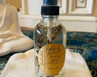 4 oz Aura Clearing Spray, Smudging Spray, ritual Spray, witchy spray, healing spray, Meditation Spray, energy cleansing spray