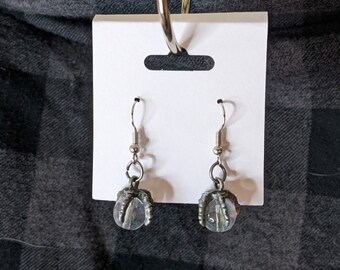 Dragon claw crystal ball handmade earrings