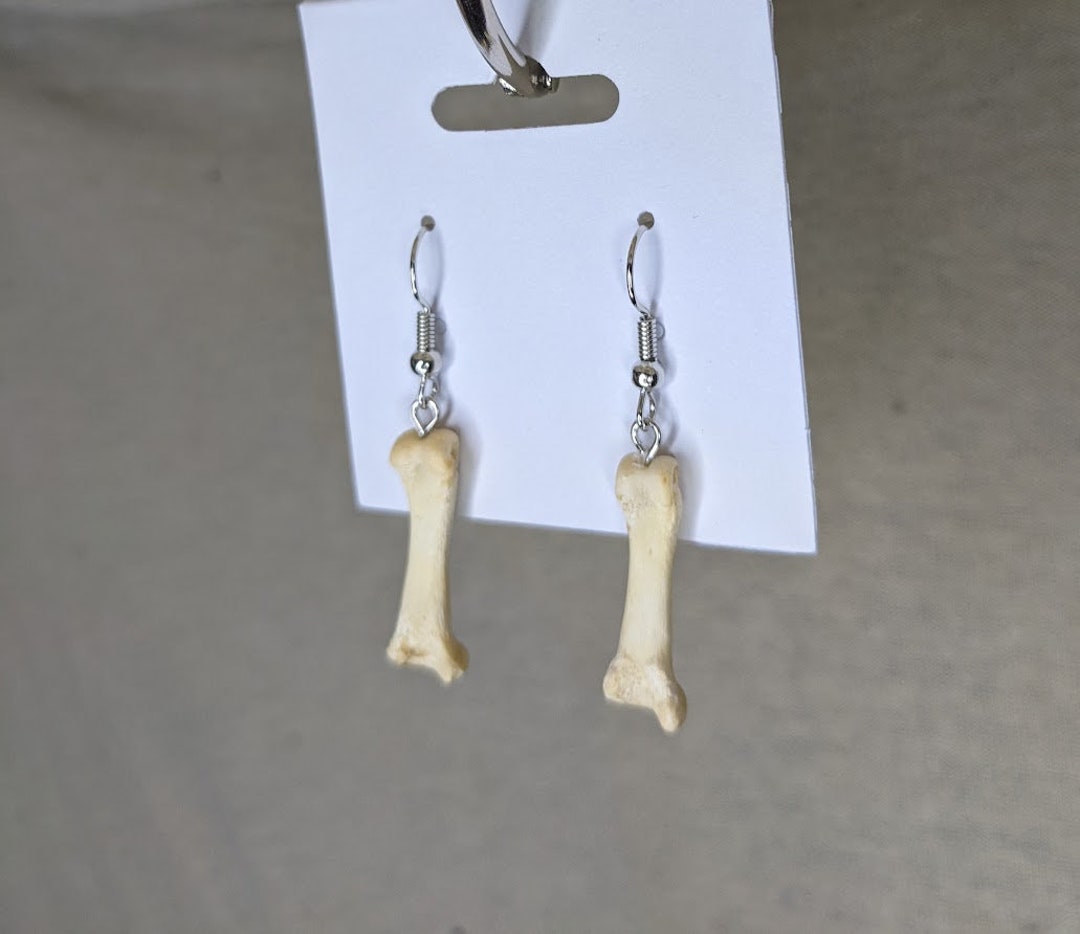 Vulture Culture Handmade Chicken Bone Earrings Real Bone Etsy