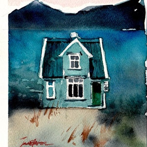 Custom House Portrait Watercolor Hand-painted | Housewarming Gift | First Home Gift | Home Illustration  | Realtor Closing Gift