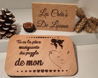 cadre porte clefs cœur, amour, saint valentin, cadeau