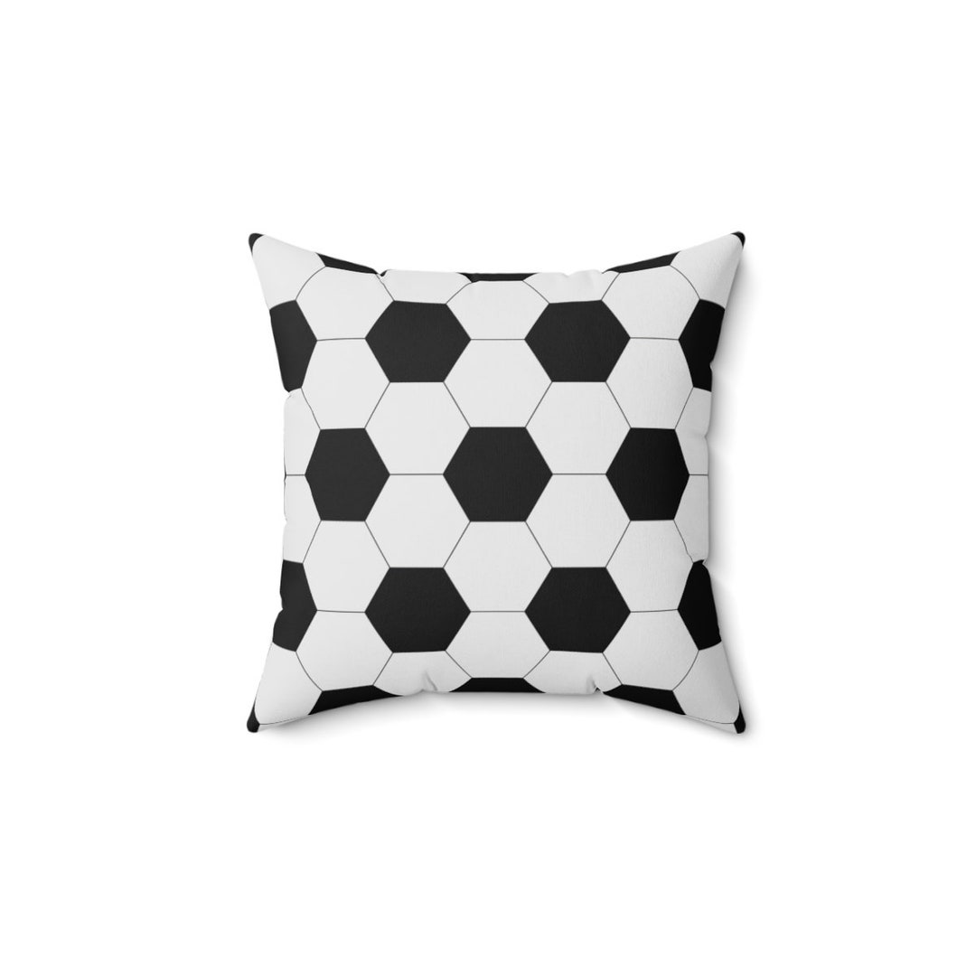 Soccer Pillowcase-gol-soccer Spun Polyester Square Pillowcase Football ...
