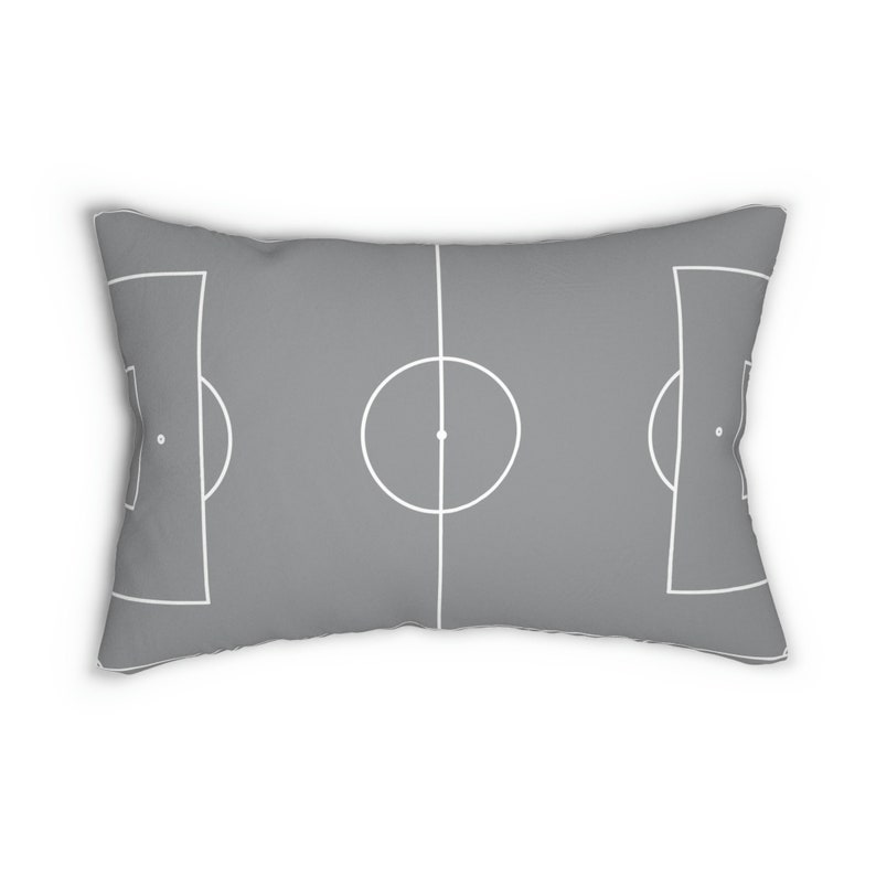 Soccer Pillow gol Pillow-soccer Spun Polyester Lumbar Pillow - Etsy