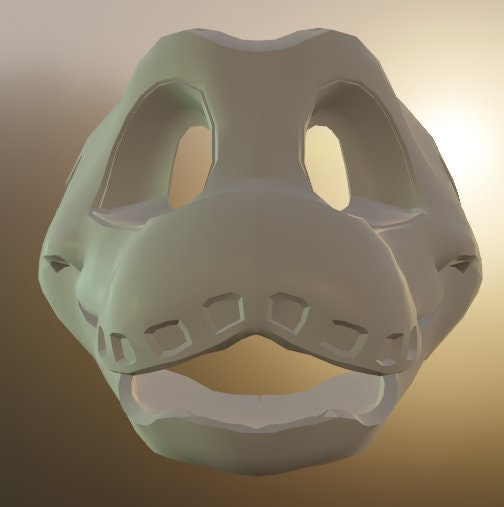Python/snake 3D Printed Fursuit Headbase - Etsy