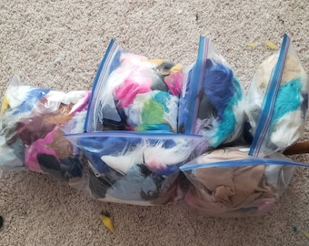 Kunstfellreste (Gallonentasche)