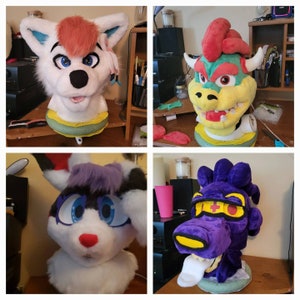 Custom fursuit head