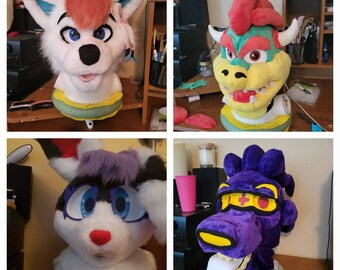 Kundenspezifische Fursuit Kopf