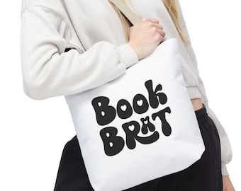 Borsa tote con citazione divertente di Book Brat: regalo per gli amanti dei libri