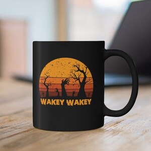 Zombie Mug, Retro Zombie Mug, Funny Halloween Mug, Retro halloween Mug, Spooky Mug, Creepy Mug, Halloween Gift
