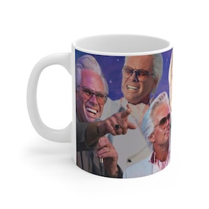 Billy the Baby Collage Mug - Righteous Gemstones Fan Gift, 11oz Ceramic Cup, TV Show Character Coffee Mug, Pop Culture Collectible, Unique