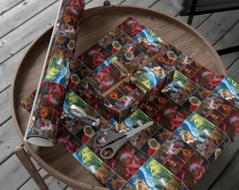 The Grinch Christmas Gift Wrap, Holiday Wrapping Paper