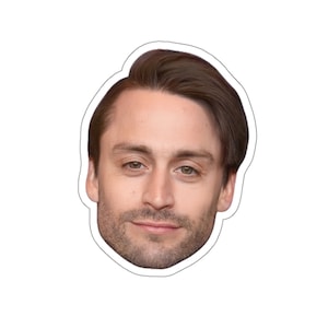 Roman Roy Kieran Culkin face Sticker