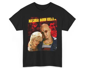 Natural Born Killers Movie Poster, NBK Anime - Vintage 90s Movie