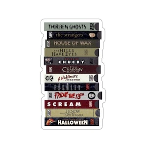 Horror movie halloween Sticker
