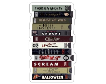 Horror movie halloween Sticker