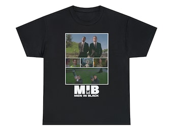 Vintage Men in Black 2 Movie Promo Promotional Black T-shirt Adult