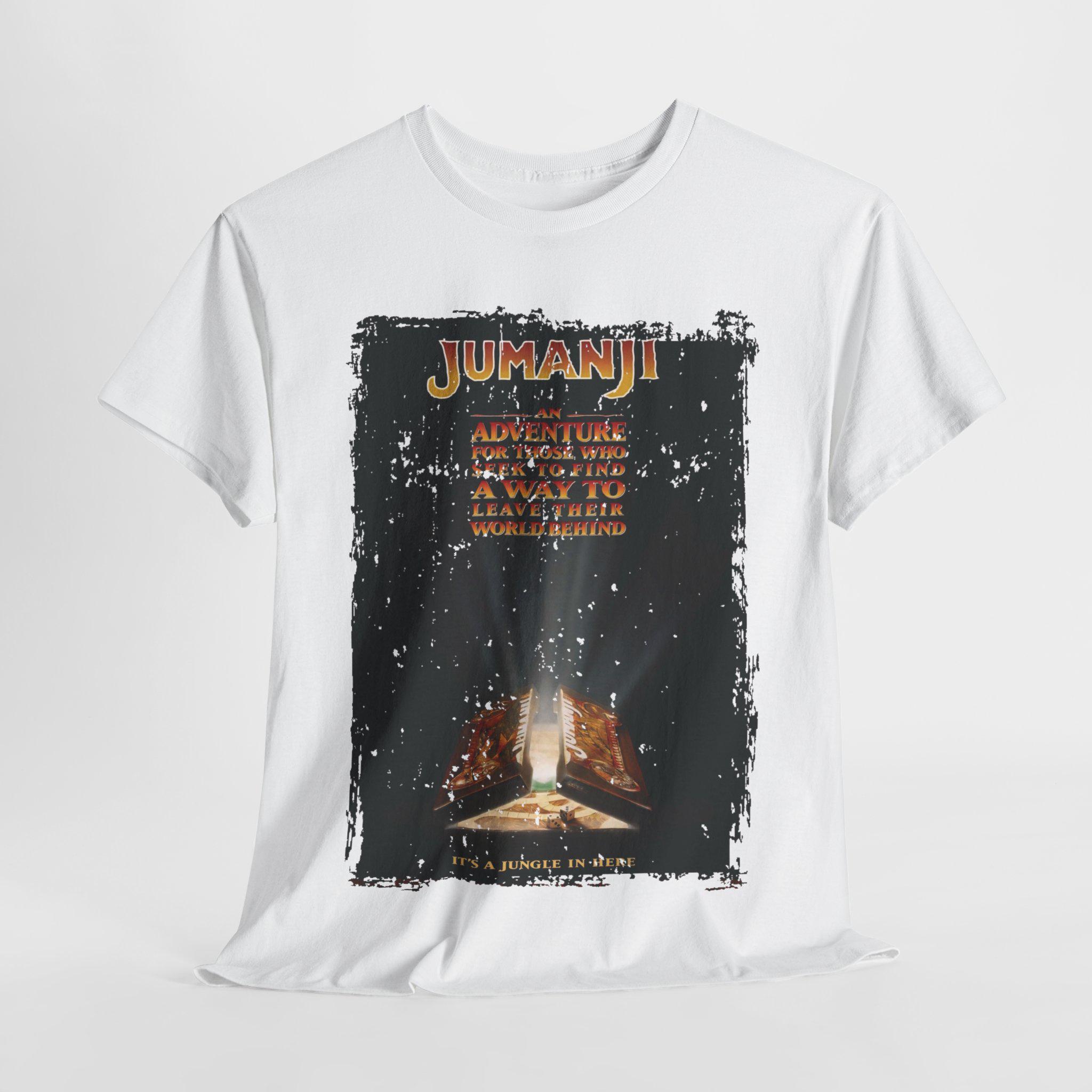Distressed Jumanji Poster Tee: Retro Movie Graphic Shirt - Etsy