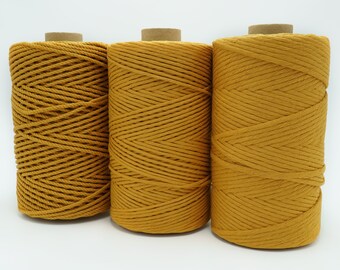 curtain cord/_ 1 meter 5 mm 3 ply purple and gold twist rope