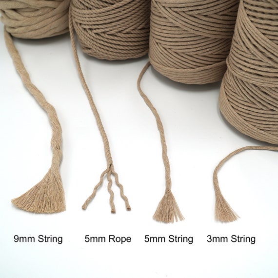 5mm String PREMIUM Recycled Macrame String/650 Ft/cotton String