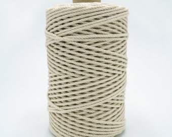 2mm 150M Length Natural Jute Twine Thick String 3Ply Rope DIY Arts Crafts  Decoration Bundling