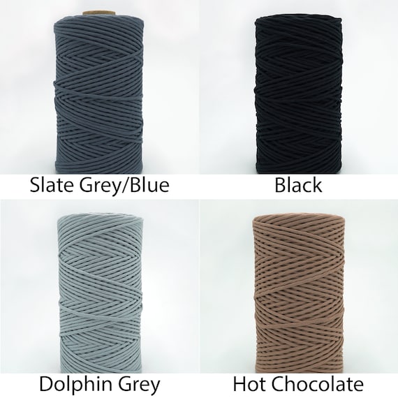 3mm String 23 Colours 100% RECYCLED Macrame String/1000 Ft/cotton String/ rope/cord/weaving Supplies/bulk/diy/lots of Knots Canada -  Canada