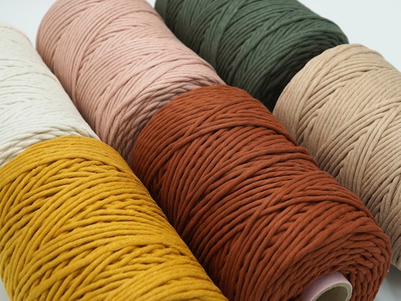 20mm 3ply Recycled Cotton Cord - Unfettered Art & Supply