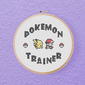 Hitmonlee & Hitmonchan Easy Pokemon Cross Stitch Pattern -  Israel