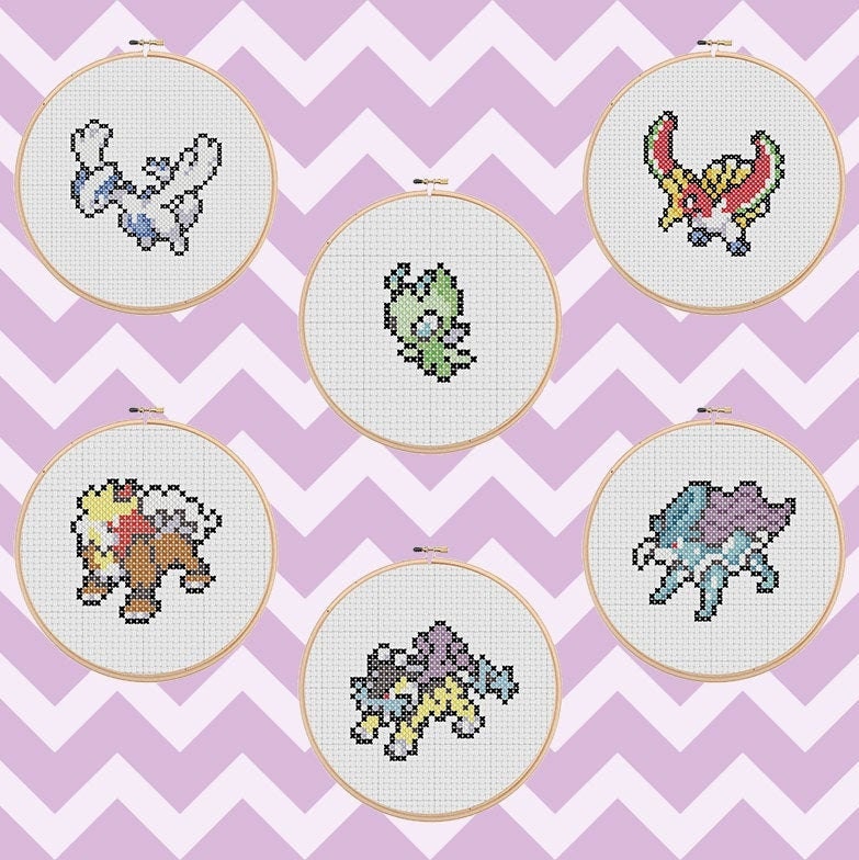 Legendary Poke 2nd Generation Christmas Ornaments Video Game Etsy Legendary Poke 2nd Generation Christmas Ornaments Video Game Etsy