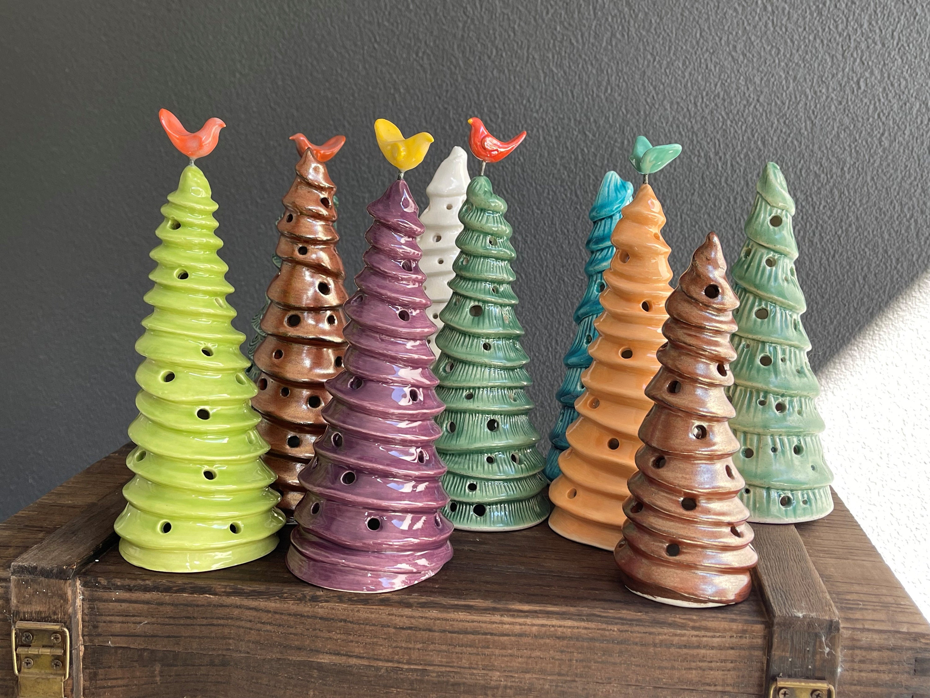 26 White Ceramic Christmas Tree - River Craft Ceramics - Ceramics &  Pottery, Other Ceramics - ArtPal