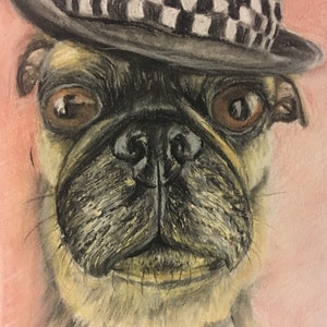 PAWtrait - Charcoal/Pastel