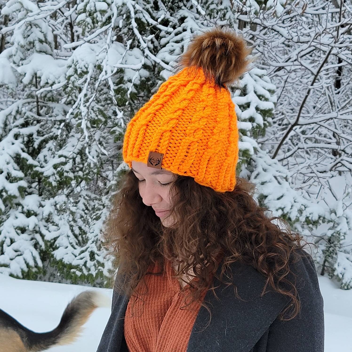 Women's Hunting Hat in Blaze Orange Hot Orange Hunters Etsy