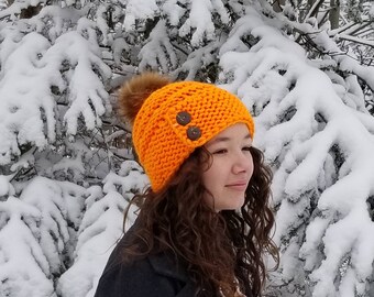 Blaze Orange Hat/ Neon Hunting Hat 