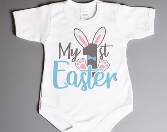 My First Easter baby bodysuit, short sleeve bodysuit