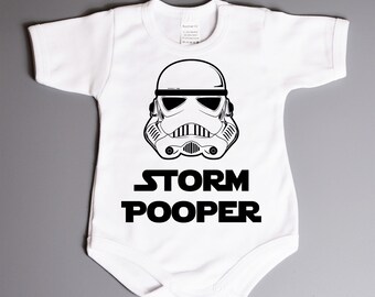 Storm Pooper Kinder Babybody, Kurzarmbody