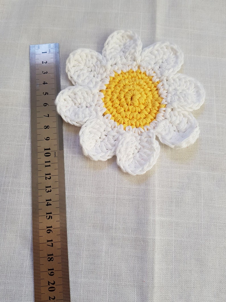 Crochet Cotton Makeup Remover Pad Daisy Makeup Remover Pad Etsy