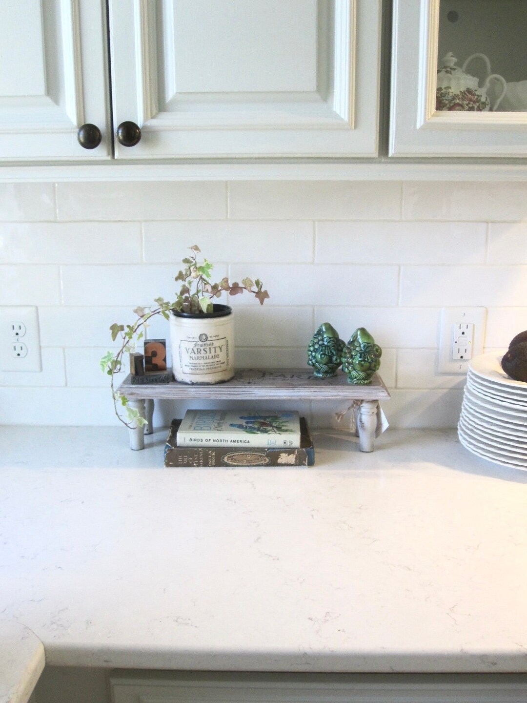 Wood Kitchen Riser Farmhouse/french Country Distressed Etsy