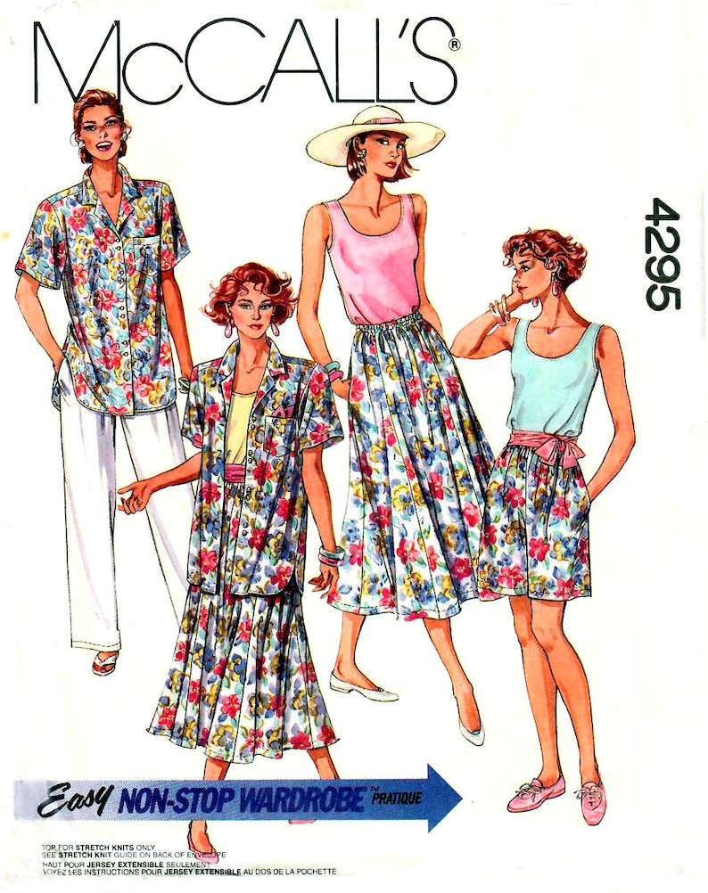 New Look 6271 Misses Skirts Shorts Pants Sewing Pattern Sz 10-22