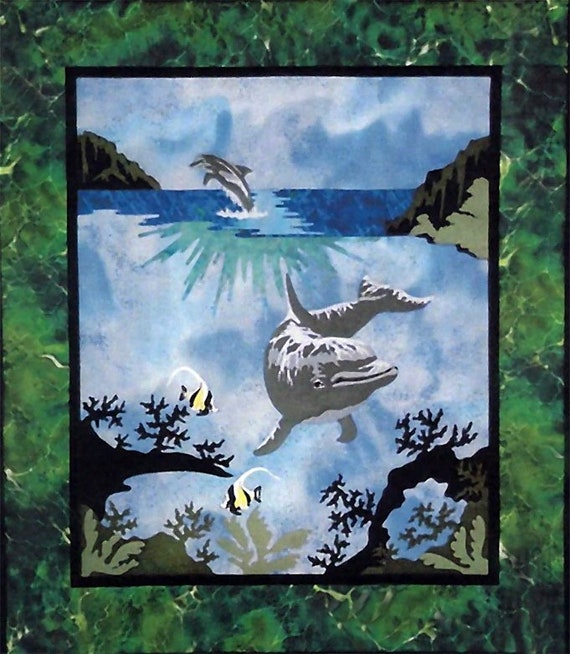 Sea Turtles Ocean Sealife Toni Whitney Designs Fusible Applique Quilt Pattern