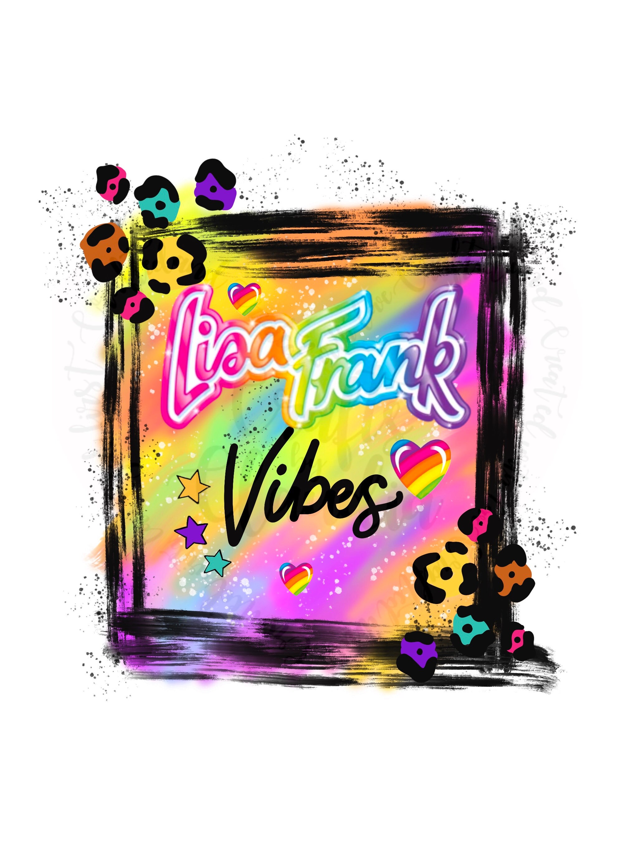 Unofficial inspired Lisa Frank Vibes sublimation Jpg, Png, PDF, Lisa …