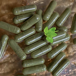 100% Pure Organic Peppermint Leaf. Zero Fillers, Zero GMOs. 100 Capsules Organic Herbs   Holiday Gift