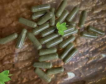100% Pure Organic Brahmi Capsules (Gotu Kola). Zero Fillers, Zero GMOs. 94 Capsules