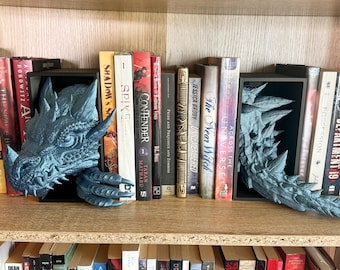 Dragon Head and Tail Book Nook | 3d printed | dragon book nook