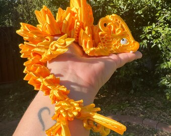 Articulated Butterfly Dragon | 3D Printed Fidget Toy, Fantasy Model