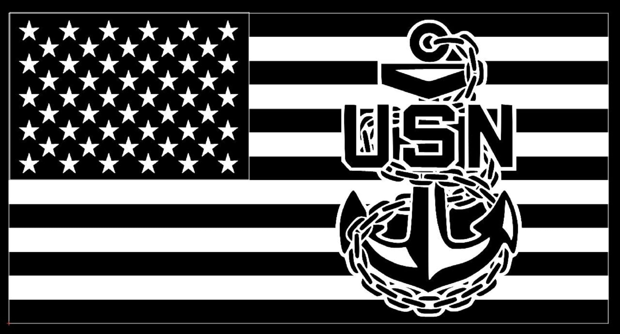 American Flag U.S. Navy Design File - Etsy
