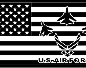 American Flag U.S. Air force Design File
