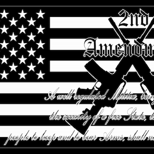 American Flag 2nd Amendment Design File