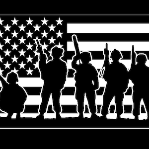 American Flag Soldiers Design File