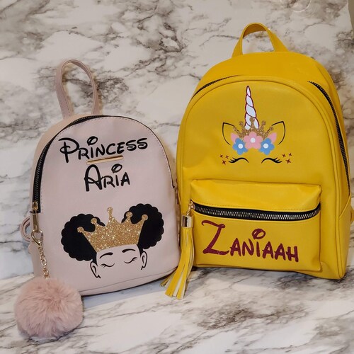 personalized princess backpack