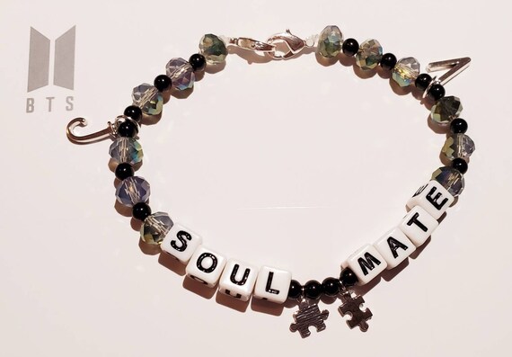 Bts Jimin And V Soulmate Charm Bracelet Etsy Bts Jimin And V Soulmate Charm Bracelet Etsy