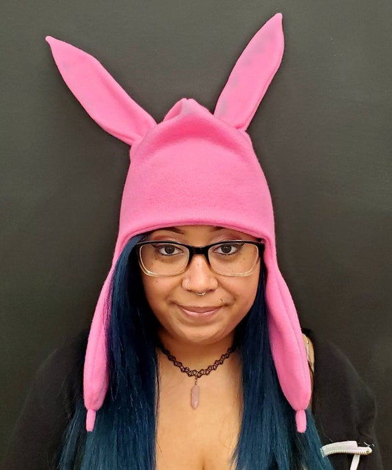 Bobs Burgers Louise Beanie Adult Hat Pink Bunny Ears Gift For Fans Costume Hats & Headgear ...